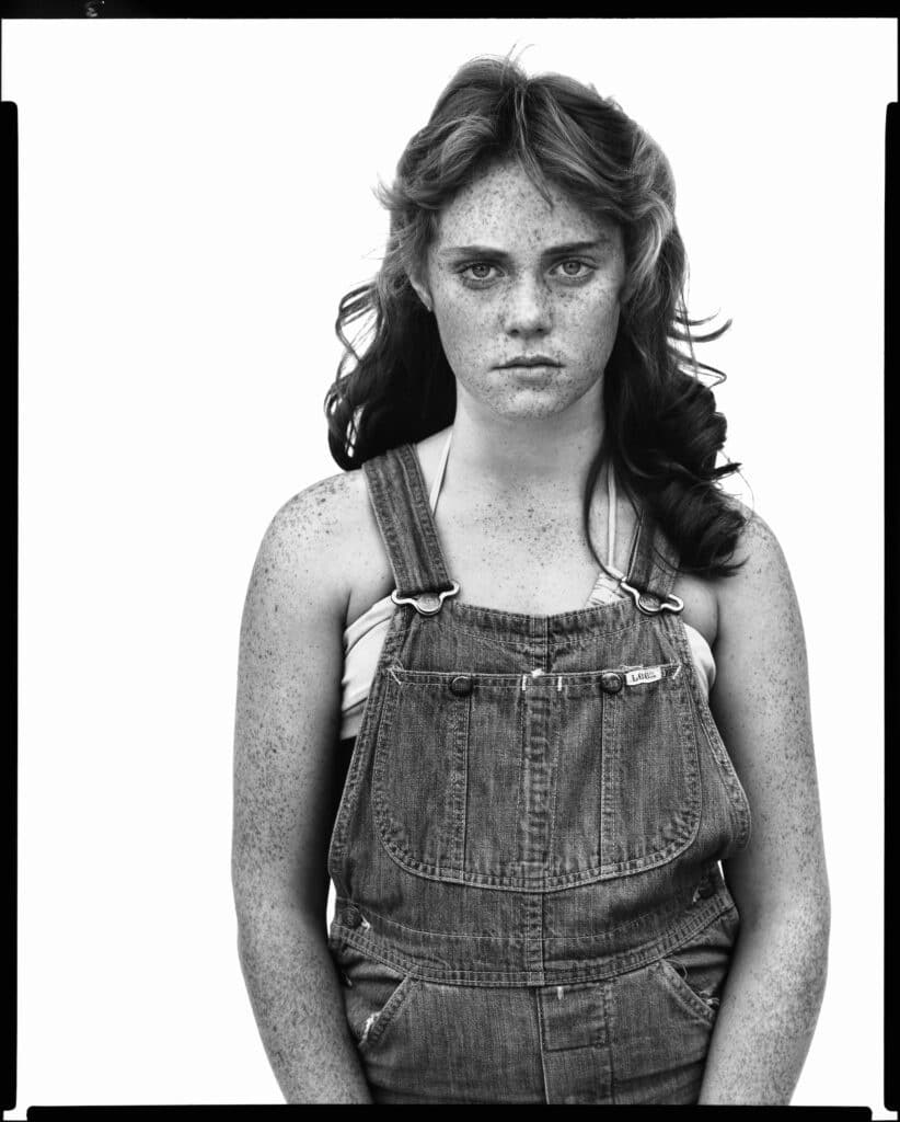 Sandra Bennett, douze ans, Rocky Ford, Colorado, 23 août 1980. Photographie de Richard Avedon © The Richard Avedon Foundation