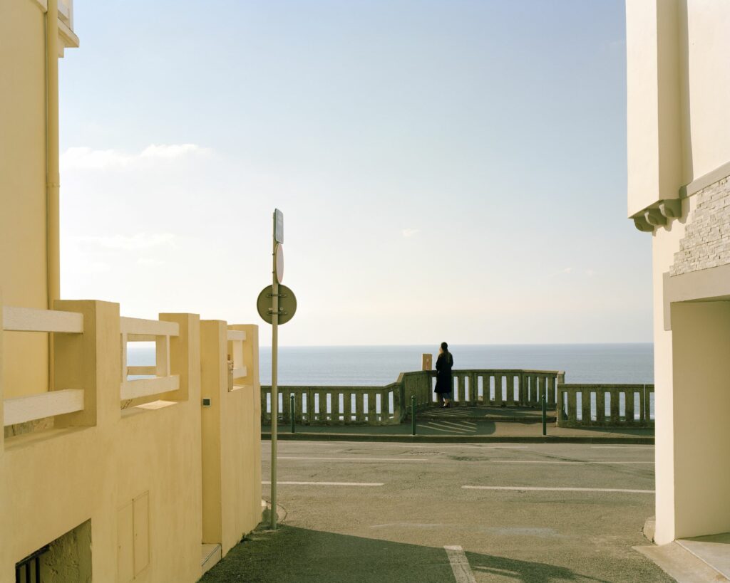 Vue sur la côte des Basques, Biarritz, 2023 © Hicham Gardaf