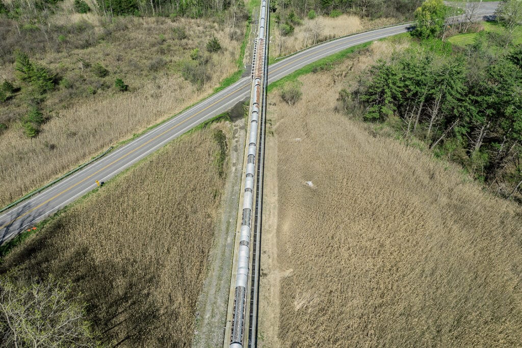 Ravena, New York, May 1, 2021 42°29.4804217N 73°49.3777683W, de la série Topographies, 2020-2021 © Stephen Shore. Courtesy 303 Gallery, New York and Sprüth Magers