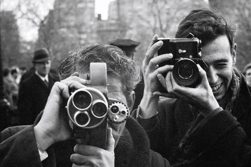 McCartney, Photographers, Central Park, New York, February 1964