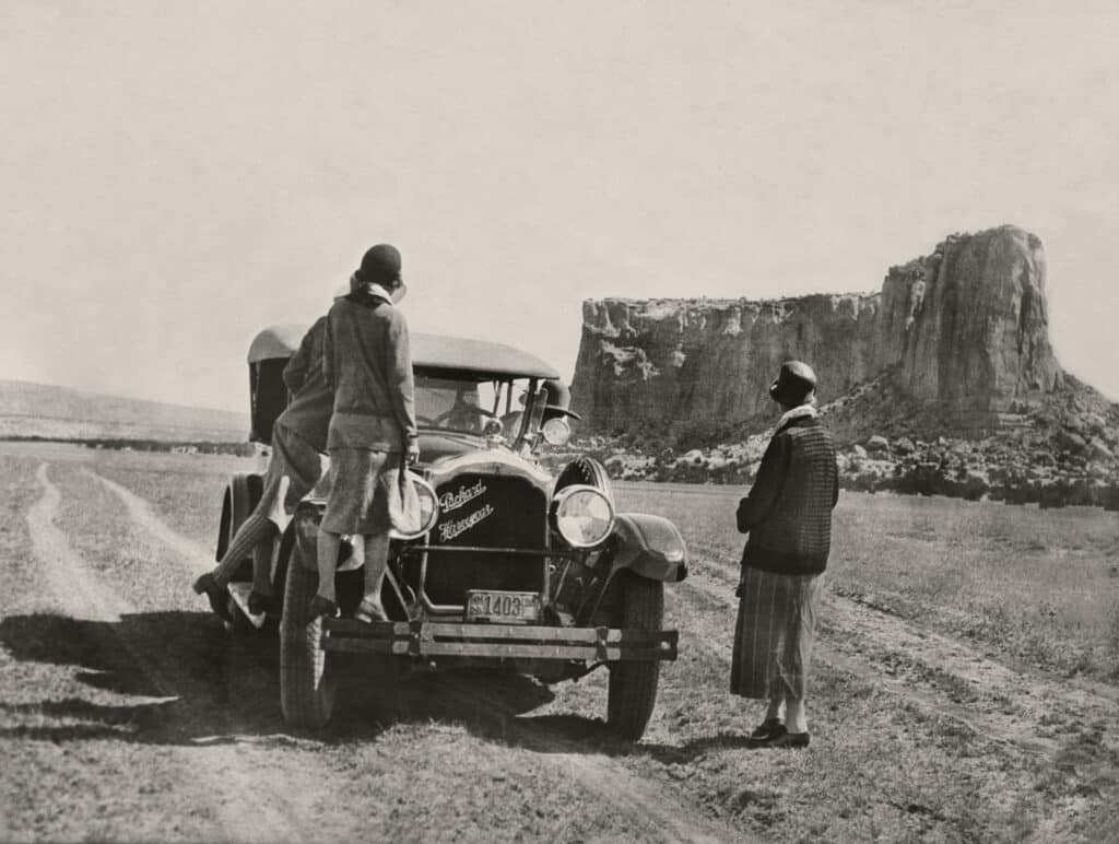 Emil Otto Hoppe, English (born Germany), 1878–1972; Enchanted Mesa, New Mexico, 1926, printed 2024; inkjet print; 8 x 11 inches; (Curatorial Inc., E. O. Hoppe Estate Collection, Pasadena); © E.O. Hoppe Estate Collection / Curatorial Inc.