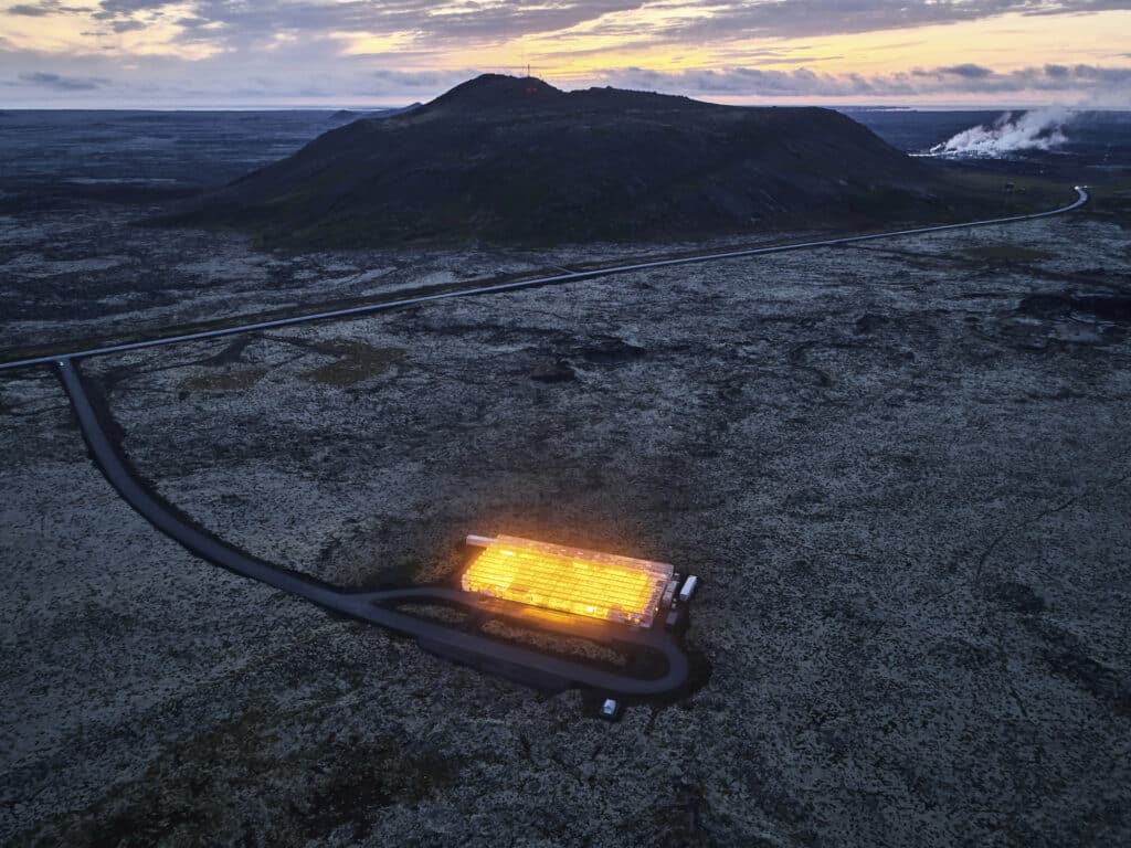 © Luca Locatelli, Future Studies. Clouds rising from geothermal wells in Hellisheidi Power Station in Iceland; August 6, 2019.