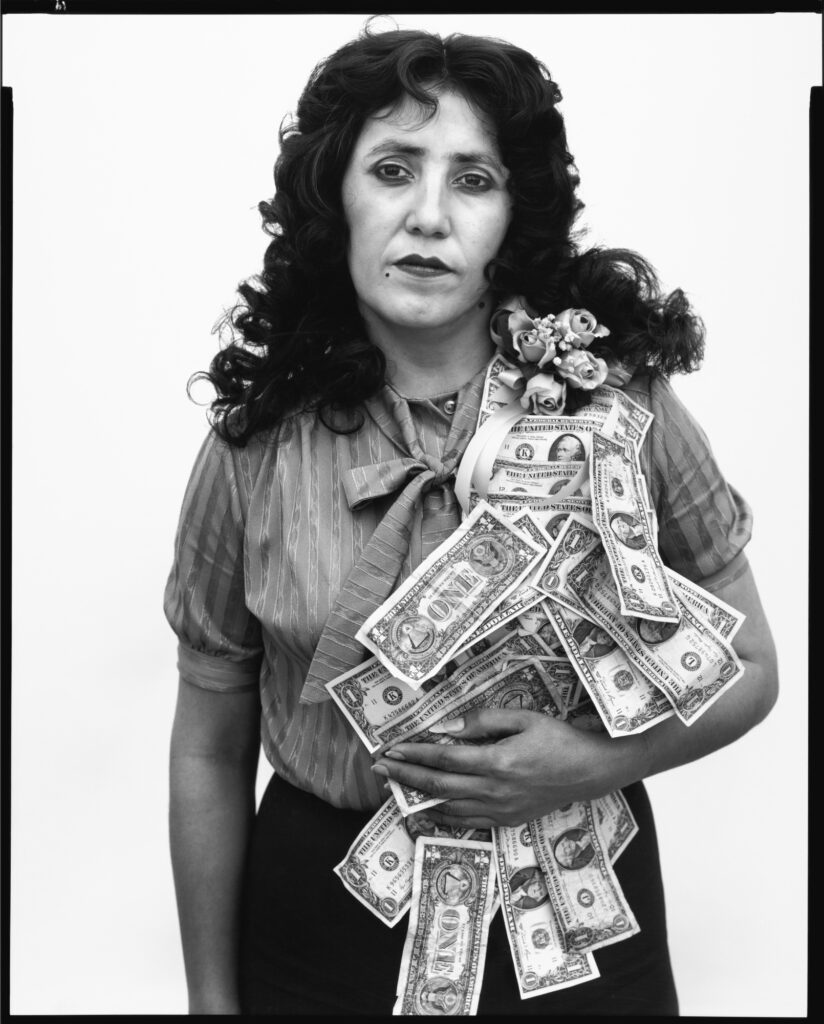 Petra Alvarado, factory worker, on her birthday, El Paso, Texas, April 22, 1982