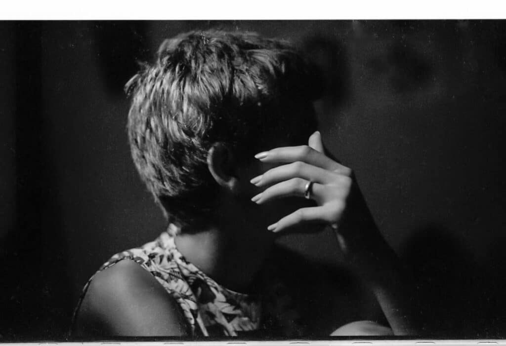 William Melvin Kelley 1937 - 2017 Kersten (Kerstin Dahmen-Barnette) in Shadow, 4 Rue Regis, 1967 Stamped by Artist's Estate Selenium washed gelatin silver print from the original negative Gelatin silver print from the original negative 11 x 14 in. / Image 9 x 13 in. 28 x 35,5 cm / Image 22,8 x 33 cm