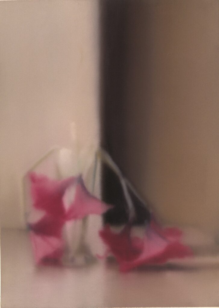 Gerhard Richter, Blumen,1994, Huile sur toile, 71 × 51cm, Nîmes, Carré d’Art, musée d’Art contemporain de Nîmes, 1996 © Gerhard Richter 2025
